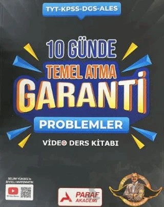 10 Günde Temel Atma Garanti Problemler – Kolektif – Paraf Akademi kitap kapağı