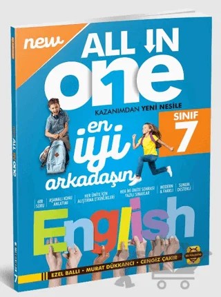7. Sınıf New All In One English – Ezel Ballı, Cengiz Çakır, Murat Dükkancı – Arı Yayıncılık kitap kapağı