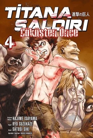 Titana Saldırı Çöküşten Önce - 4 – Ryo Suzukaze – Gerekli Şeyler Yayıncılık kitap kapağı