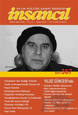 İnsancıl Aylık Kültür Sanat Dergisi Sayı: 367 Şubat 2021 – İnsancıl Dergisi Yayınları kitap kapağı