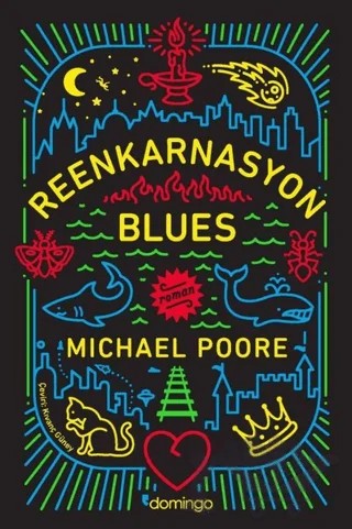 Reenkarnasyon Blues – Michael Poore – Domingo Yayınevi kitap kapağı