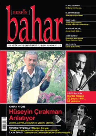 Berfin Bahar Aylık Kültür, Sanat ve Edebiyat Dergisi Sayı: 182 – Berfin Bahar Dergisi kitap kapağı