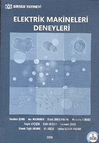 Elektrik Makineleri Deneyleri – Nur Bekiroğlu – Birsen Yayınevi kitap kapağı
