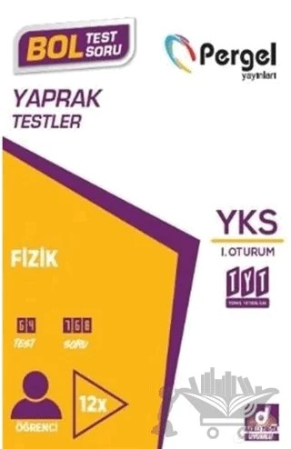 TYT Birinci Oturum Fizik Kutu Testi – Kolektif – Pergel Yayınları kitap kapağı