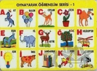 Türkçe Harfler (4-6 Yaş); Oynayarak Öğrenelim Serisi 1 – Kolektif – Uysal Yayınevi kitap kapağı