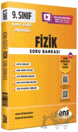 9. Sınıf Fizik Etkinlikli Soru Bankası – Fatma Böyükocakoğlu, Biltan Büyükocakoğlu – ENS Yayınları kitap kapağı