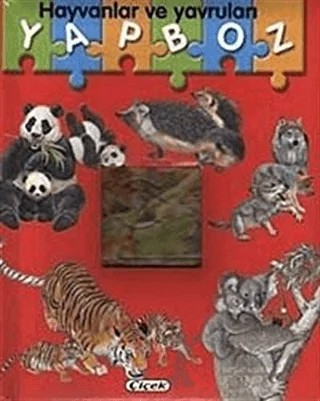 Hayvanlar ve Yavruları (Yapboz) – Kolektif – Çiçek Yayıncılık kitap kapağı