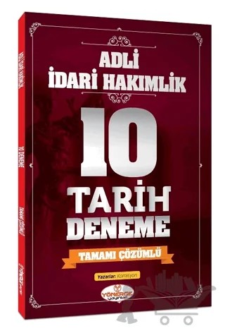 Adli İdari Hakimlik Tarih 10 Deneme Çözümlü – Kolektif – Yönerge Yayınları kitap kapağı