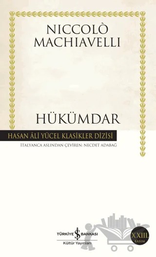Hükümdar – Niccolo Machiavelli – İş Bankası Kültür Yayınları kitap kapağı