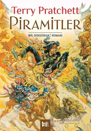 Disk Dünya 07: Piramitler – Terry Pratchett – Delidolu kitap kapağı