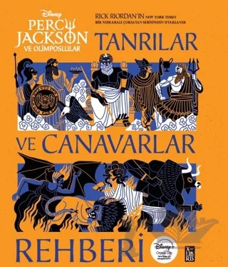Percy Jackson ve Olimposlular - Tanrılar ve Canavarlar Rehberi – Rick Riordan – XLIBRIS kitap kapağı