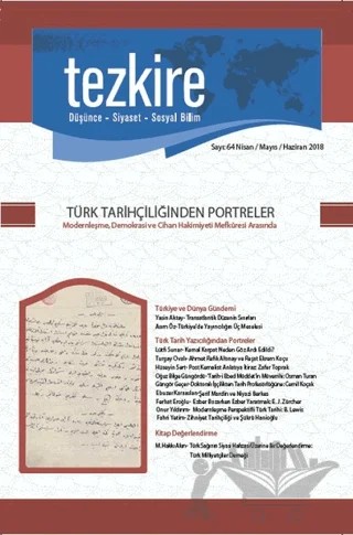 Tezkire Dergisi Sayı: 64 Nisan - Mayıs - Haziran 2018 – Tezkire Dergisi kitap kapağı