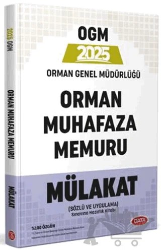 Orman Genel Müdürlüğü 2025 Orman Muhafaza Memuru Mülakat – Kolektif – Data Yayınları kitap kapağı