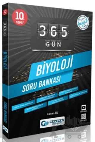 10. Sınıf 365 Gün Biyoloji Soru Bankası – Canan Öz – Gezegen Yayıncılık kitap kapağı