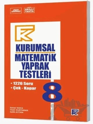 8. Sınıf Kurumsal Matematik Yaprak Testleri – Kolektif – Fenomen Yayınları kitap kapağı