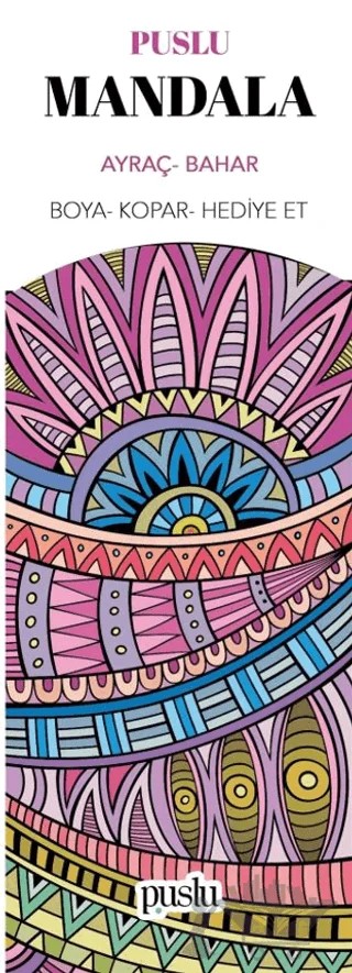 Mandala Ayraç / Bahar – Kolektif – Puslu Yayıncılık kitap kapağı