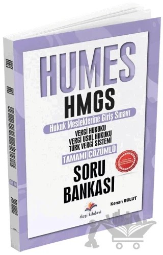 HUMES HMGS Vergi - Vergi Usul Hukuku, Türk Vergi Sistemi Soru Bankası Çözümlü – Kenan Bulut – Dizgi Kitap kitap kapağı