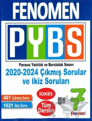 7. Sınıf PYBS Tüm Dersler Çıkmış Sorular Ve İkiz Soruları (2020-2024) – Kollektif – Fenomen Yayınları kitap kapağı