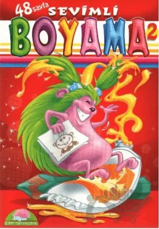 Sevimli Boyama 2 – Kolektif – Kirpi Yayıncılık kitap kapağı