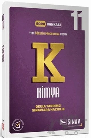 11. Sınıf Kimya Soru Bankası – Kolektif – Sınav Yayınları kitap kapağı