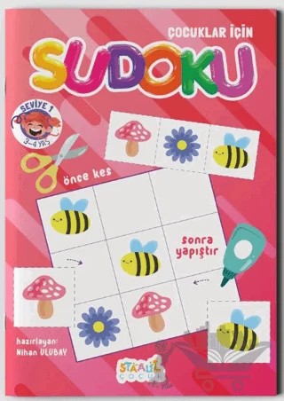 Çocuklar İçin Sudoku - Seviye 1 – Kolektif – Staau Çocuk kitap kapağı