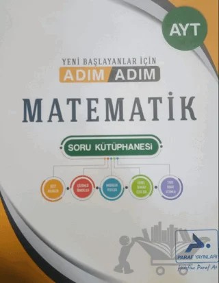 AYT Adım Adım Matematik Soru Kütüphanesi – Kolektif – Paraf Yayınları kitap kapağı