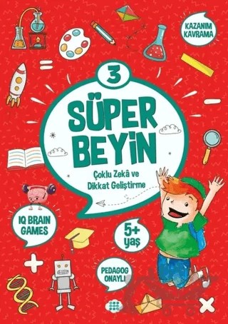 Süper Beyin 3 (5+ Yaş) – Kolektif – Dokuz Çocuk kitap kapağı