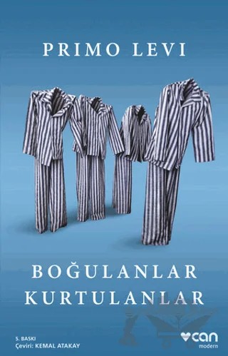 Boğulanlar Kurtulanlar – Primo Levi – Can Yayınları kitap kapağı