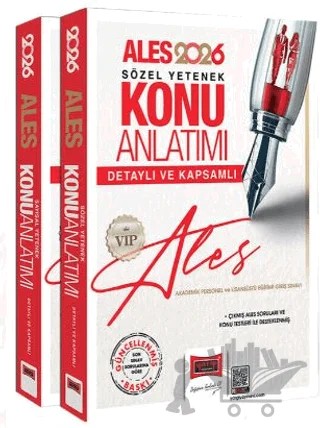 2026 ALES VIP Sayısal-Sözel Yetenek Detaylı ve Kapsamlı Konu Anlatımı (2 Cilt) – Kollektif – Yargı Yayınevi kitap kapağı