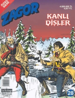 Kanlı Dişler - Zagor Özel Seri Sayı 28 – Lal Kitap kitap kapağı