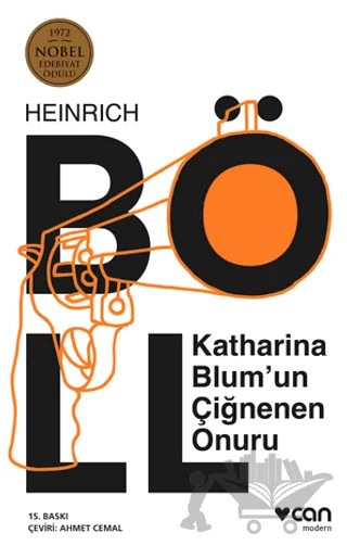 Katharina Blum’un Çiğnenen Onuru – Heinrich Böll – Can Yayınları kitap kapağı