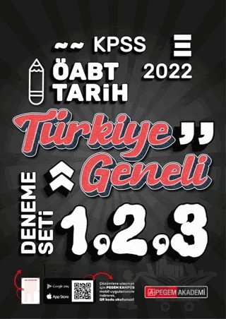 2022 KPSS ÖABT Tarih 1-2-3 (3'lü Deneme) – Kolektif – Pegem Akademi Yayıncılık kitap kapağı