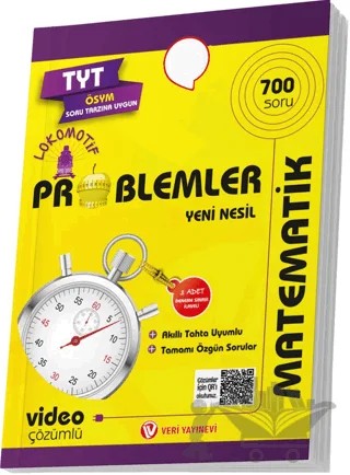 TYT Problemler Lokomotif Video Çözümlü Soru Bankası – Sahra Hoca – Veri Yayınevi kitap kapağı