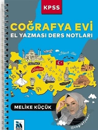 KPSS Coğrafya Evi El Yazması Ders Notları – Melike Küçük – Modus Yayınları kitap kapağı