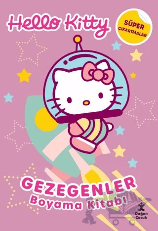 Hello Kitty - Gezegenler Boyama Kitabı – Kolektif – Doğan Çocuk kitap kapağı
