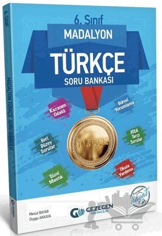 6. Sınıf Madalyon Türkçe Soru Bankası – Mesut Bayar, Duygu Akkaya – Gezegen Yayıncılık kitap kapağı