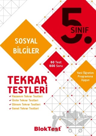 5. Sınıf Sosyal Bilgiler Tekrar Testleri – Kolektif – Tudem Yayınları - Bayilik kitap kapağı