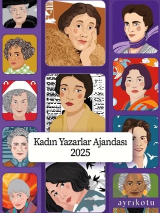 2025 Kadın Yazarlar Ajandası – Ezgi Yavuz – Ayrıkotu Yayınları kitap kapağı