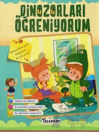 Dinozorları Öğreniyorum – Kolektif – Teleskop Popüler Bilim kitap kapağı