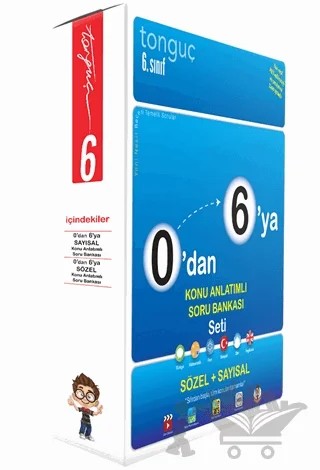 0’dan 6’ya Sözel Konu Anlatımlı Soru Bankası Seti – Kolektif – Tonguç Akademi kitap kapağı