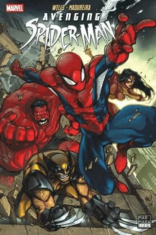 Avenging Spider-Man Cilt 1 - Red Hulk – Zeb Wells – Marmara Çizgi kitap kapağı