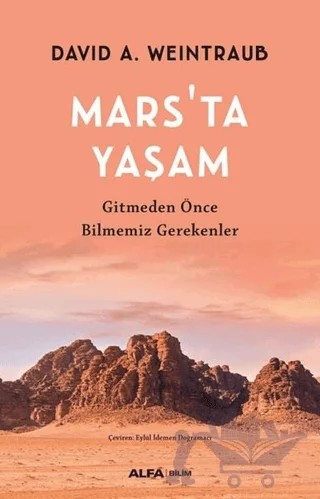 Mars'ta Yaşam – David A. Weintraub – Alfa Yayınları kitap kapağı