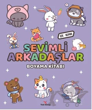 Sevimli Arkadaşlar Boyama Kitabı – Feyyaz Ulaş – Yeti Kitap kitap kapağı