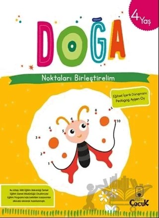Doğa - Noktaları Birleştirelim (4 Yaş) – Kolektif – Floki Çocuk kitap kapağı