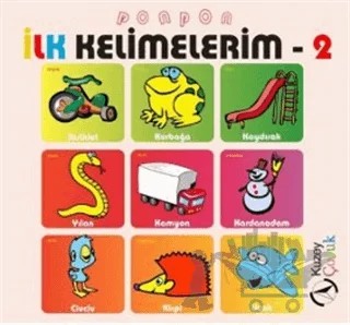 Ponpon İlk Kelimelerim 2 – Kolektif – Kuzey Yayınları kitap kapağı