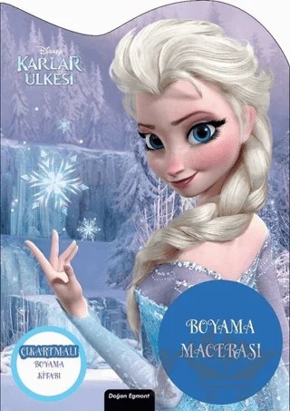 Disney Karlar Ülkesi - Özel Kesimli Boyama Macerası – Kolektif – Doğan Egmont Yayıncılık kitap kapağı