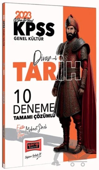 Yargı Yayınları 2023 KPSS Divan-ı Tarih Tamamı Çözümlü 10 Deneme – Mehmet Sürek – Yargı Yayınevi kitap kapağı