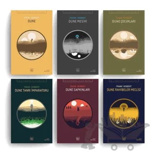 Dune Serisi (6 Kitap) – Frank Herbert – İthaki Yayınları kitap kapağı