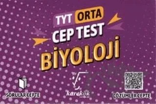 TYT Cep Test Biyoloji (Orta) – Kolektif – Karekök Yayıncılık kitap kapağı