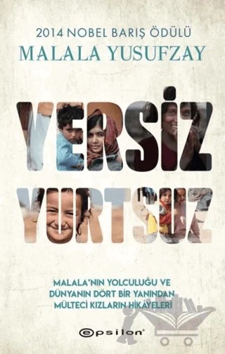 Yersiz Yurtsuz – Malala Yusufzay – Epsilon Yayınevi kitap kapağı